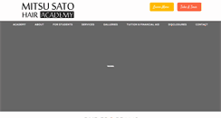 Desktop Screenshot of mitsusatohairacademy.com